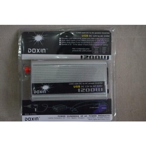 New Inverter 1200W 12V to 220V DC converter Power Inverter Charger inversor grid tie inverter frequency converter