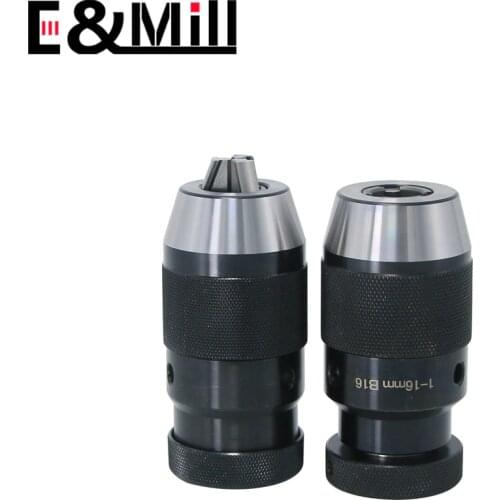 1x B10 B12 B16 B18 B22 drill chuck Keyless drilling chuck Self Tighten Automatic Locking clamp range 0.5-6mm 1-10mm 1-13mm 1-16