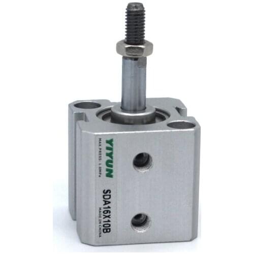 SDA16X20S SDA16X20B SDA16X20SB SDA16X25S SDA16X25B SDA16X25SB SDA16X30S SDA16X30B SDA16X30SB YIYUN Pneumatic Compact Cylinder