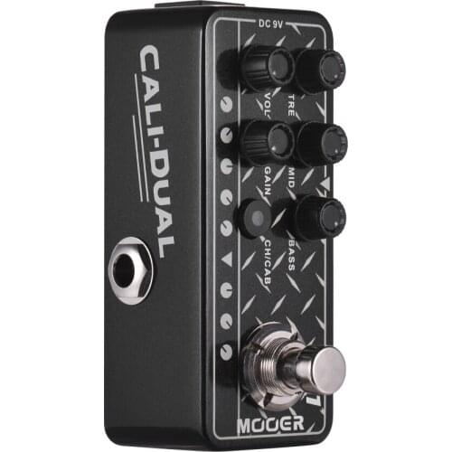 Mooer MICRO PREAMP Series 011 CALI-DUAL Digital Preamp Preamplifier Classic Guitar Effect Pedal 3-Band EQ with True Bypass