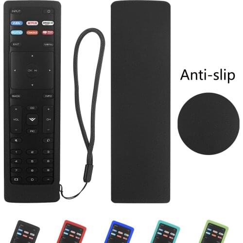 Remote Case Compatible for Vizio XRT136 Smart TV Remote Skin-Friendly Shockproof Silicone Cover Washable Anti-Lost with Loop