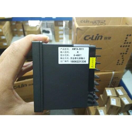 Brand new original authentic C-Lin thermostat XMTA-5511 K type 400 degree temperature controller AC220V solid state relay output