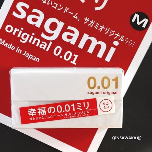 0.01 MADE IN JAPAN 5pc super slim ultra thin like not wearing ORIGINAL Condom men sex NO LATEX Polyurethan happiness 001