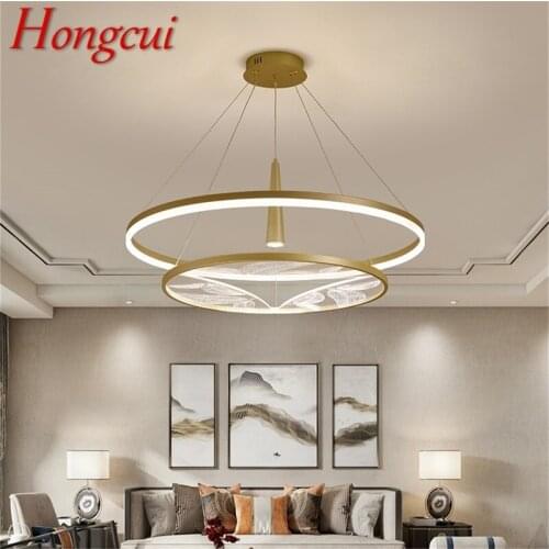 Hongcui Pendant Lights LED Fixture Contemporary Luxury Decoration For Home Living Dining Room