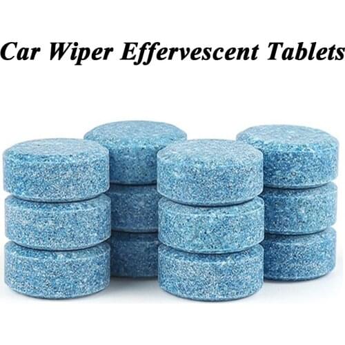 1PC Wiper Fine Effervescent Tablets Car Concentrated Glass Water Solid Glass Cleaner Car Wiper Cleaning Agent