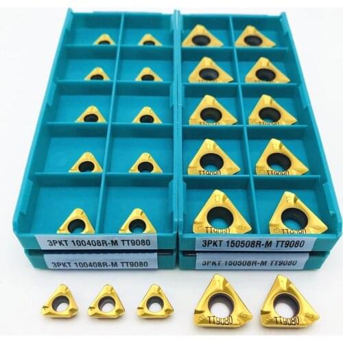 3PKT100408R 3PKT150508R-M TT9080 carbide insert face milling tool CNC indexable insert machine tool high quality lathe tool 3PKT