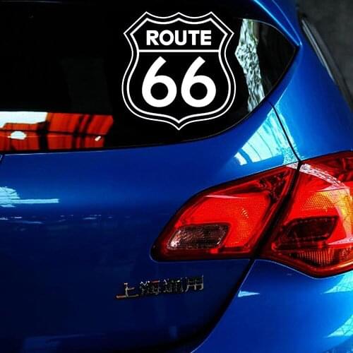 Route 66 Football club stickers for cars Laptop and More Decoration DIY waterproof vinyl wall decal Y209