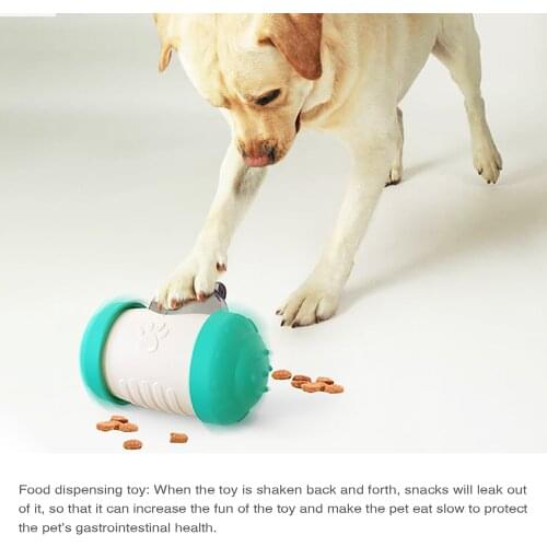 Funny Dog Treat Leaking Toy with Wheel Interactive Toy for Dogs Puppies Cats Pet Products Supplies Accessories For Dropshipping