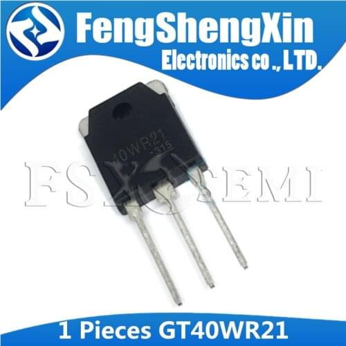 1pcs GT40WR21 TO-3P 40WR21 TO3P IGBT 1800V 40A Discrete IGBTs Silicon N-Channel IGBT