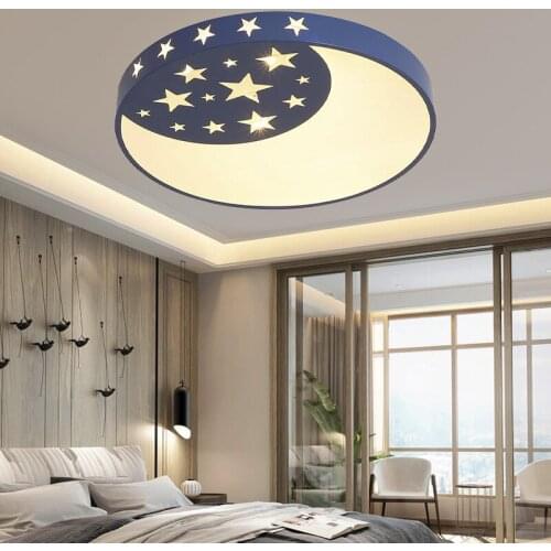 Acrylic Modern LED Ceiling Lights for Living Room Cartoon Art Deco Bedroom Ceiling Lamps Kitchen Star Dining Room Light Fixtures