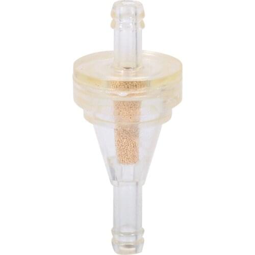 Car StylingUniversal 1/4" 6mm Inline Fuel Gas Filter 1pcs Fuel Oil Filter Inline Motorcycle Pit Dirt Bike Scooter