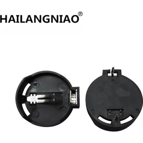 CR2032 2032 Battery Button Cell Coin Holder Socket Case Black