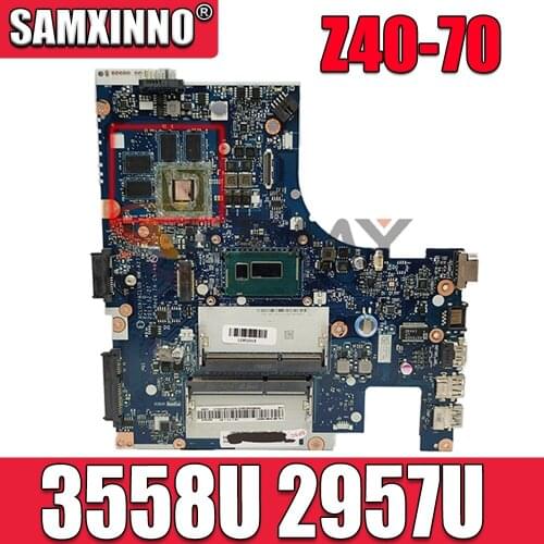 For Z40-70 Laptop Motherboard CPU 3558U 2957U Number SB20F61598 SB20F61588 SB20F61568 SB20F61598 SB20F61548 SB20F61638 NM-A273