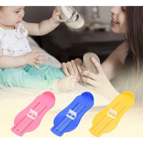 Hot! 1PC Baby Foot Ruler Kids Foot Length Measuring Device Child Shoes Calculator for Infant Shoes Fittings Gauge Tools