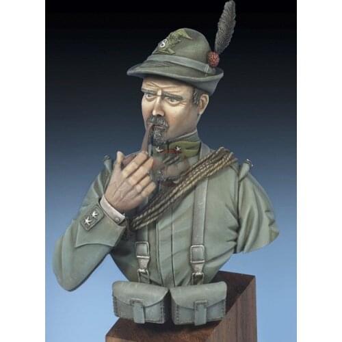 1/10 Resin Model Building Kit Bust Lieutenant (not contain base)