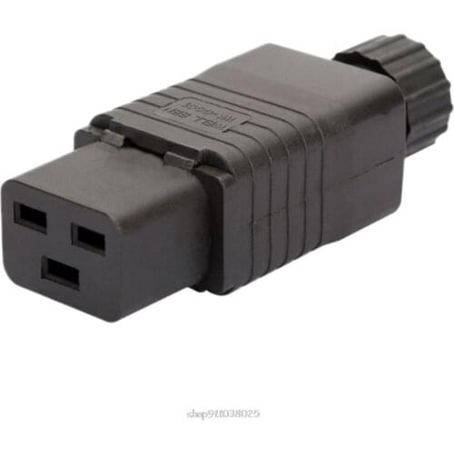IEC PDU UPS 16A 250VAC 320 C 19 plug,conector IEC conector IEC 320 C19 C19 Plugue feme Conect Rewirable Socket F03 21 Dropship