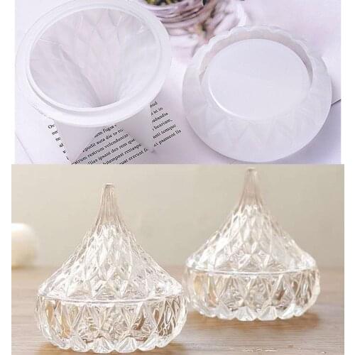 Drop Shaped Yurt Silicone Mold Storage Box For Jewelry Box Mold Jewelry Making Tools Gift Box Silicone Mold