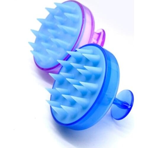 Silicone Massage Brush Hair Brush Scalp Brush Comb Head Spa Slimming Massage Brush Body Hair Washing Comb Shower Bath Brush