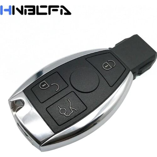 3 Buttons Smart Remote Control Car Key Shell For Mercedes Benz C E Class 2000+ Supports Original NEC BGA W204 W205 W210 W212