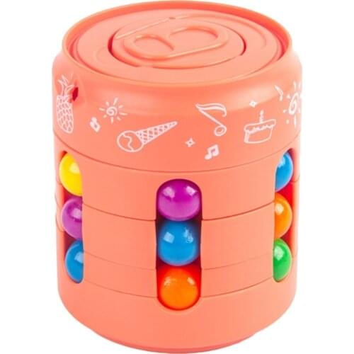 Y3NF 1Set Blue/Green/Orange/Pink Brain Developmental Toy Pegged Puzzles 3D Bean Cube Crawling Educational Fingertip Toy