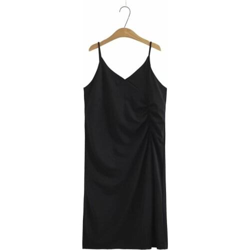 Plus Size Dresses For Women Sleeveless Mid-Calf Long Skirt Strappy Dress Strappy Dress For Fatlady Wear In Summer Base Skirt