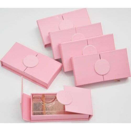 100/pack Wholesale False Eyelashes Package Eyelash Packaging Box Makeup Lash Box Faux Cils 25mm Mink Lashes Case Bulk Vendor