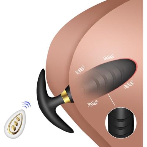 Anal Vibrator For Women Men Butt Plug Prostate Massager Wireless Remote Control Anal Plug Intimate Goods Sex Toys For Adults Gay