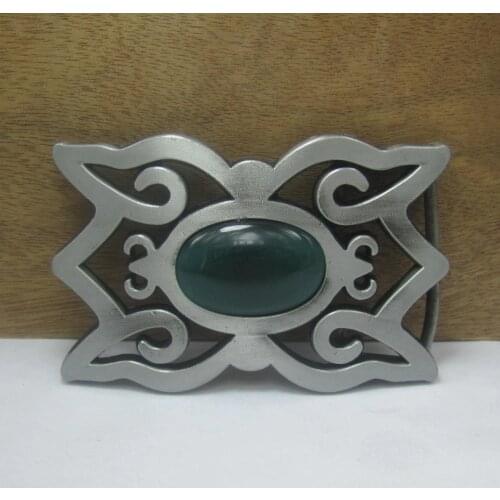 BuckleClub retro zinc alloy cat eye stone belt buckle western jeans gift belt buckle FP-03586 PEWTER FINISH drop shipping