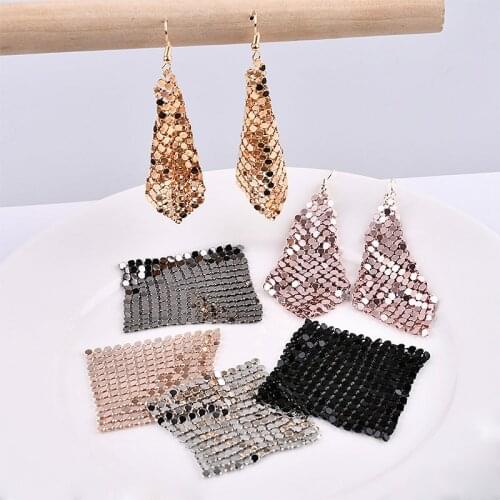 European and American sequins retro diy earnails accessories handmade earrings, earring, jewelry materials, pendant