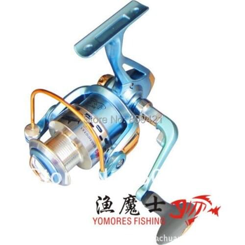 Whole Sale 40pcs/lot AF1000 gapless Fishing Reel spinning New High Power Gear Spinning Spool Fishing Fish Reel aluminum AF1000