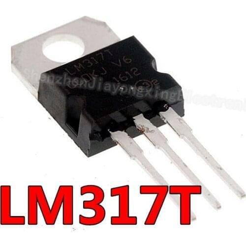 10PCS LM317T TO220 LM317 TO-220 317 1.2V-37V 1.5A new and original IC Chipset