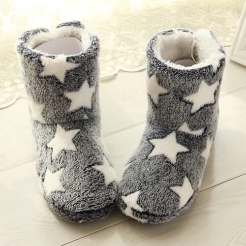 Shoes woman Slippers Home shoes for girls Mute Cute Soft cotton winter slippers Soft Warm Plush Ball Slippers Indoors