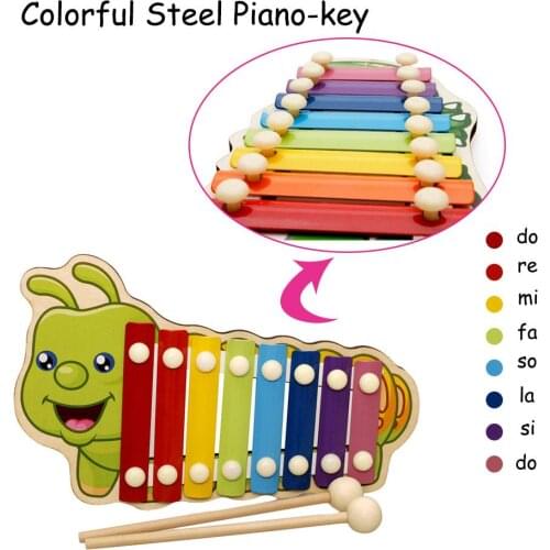 Medium And Large Pet Parrot Sound Toy Chicken Xylophone Toy Bird Toy Chicken Coop Pecking Toy Kids Toy