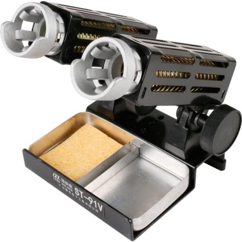 St-91V Soldering Iron Support Stand Station Metal Base Iron Stand with Sponge