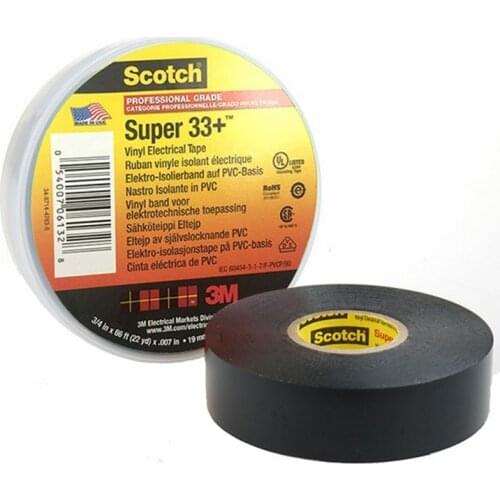 Super 33+ professional grade PVC electrical insulation tape electrical tape electrical tape low temperature and UV resistance