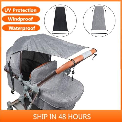 Universal Baby Stroller Cover Windproof Waterproof UV Protection Sunshade Cover for Baby Infants Prams Outdoor Activities Seat