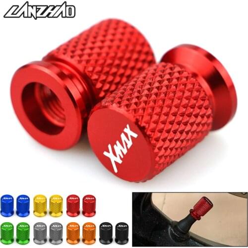 XMAX Motorcycle Tyre Valve CNC Aluminum Tire Air Port Stem Cover Cap Accessories for Yamaha XMAX 125 250 300 400 All Year