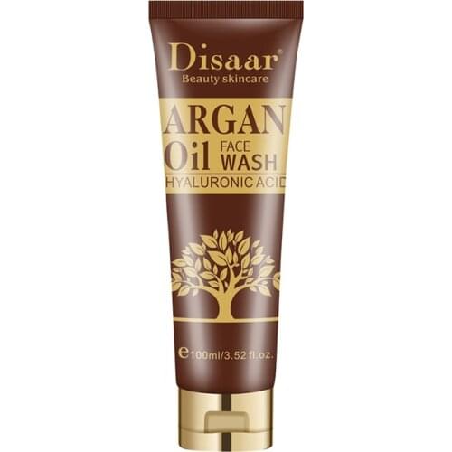 100ml Argan Oil Face Cleanser Facial Cleansing Acne Oil Control Blackhead Remover Shrink Pores Skin Care