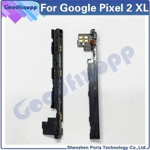 100% High Quality Testing For Google Pixel 2 XL 2XL XL2 Power On Off Key Flex Cable Power Button Flex Cable Replacement Parts