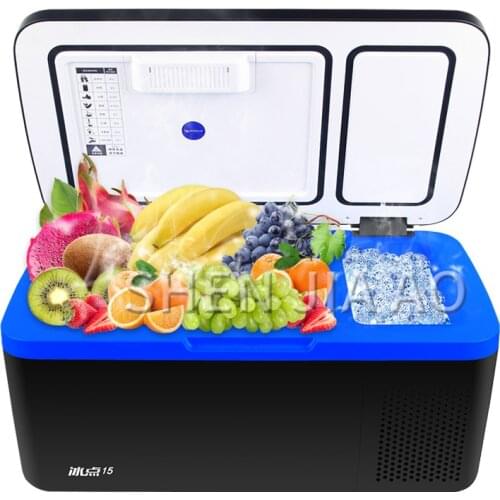 15L Car refrigerator Compressor refrigeration household dual-use refrigerator Freezer Small 12V car refrigerator Portable fridge