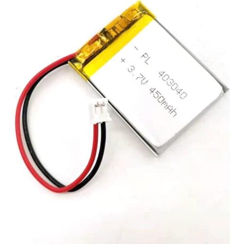 2/5/20/200/1000/10000pcs 403040 , Rechargeable 3.7V 300mAh Li Lipo Lithium Polymer Ion Battery Pack with 2 Pin 2.0mm JST