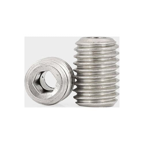 2pcs M16 stainless steel Allen firm screws valve core hollow screw bolts through hole bolt 8mm aperture 20mm-30mm long
