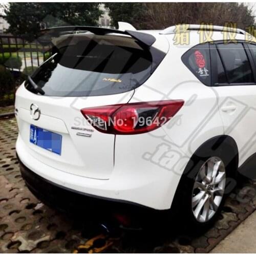 MONTFORD Car Styling ABS Plastic And Carbon Fiber Unpainted Primer Tail Wing Rear Spoiler Trunk For MAZDA CX-5 CX5 2011- 2017