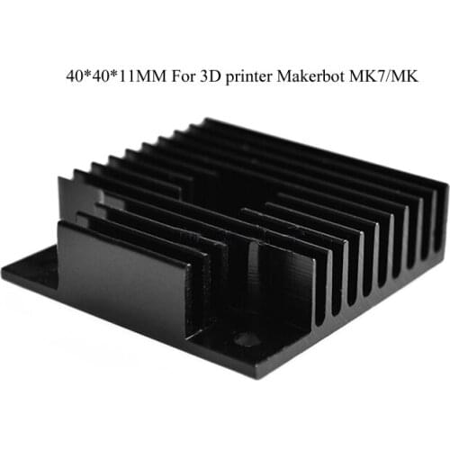 Free Ship with tracking 50PC/Set high quality 40*40*11MM Heatsink for 3D printer MK7/MK8 pitch match 42 stepper motor