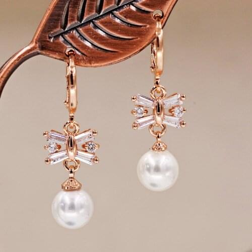 Bohemian earrings women earrings pendientes mujer moda 2019 boucles d oreille femme pearl earrings fashion jewelry accesorios