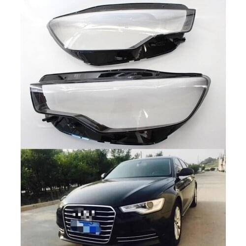 For 12-15 years Audi A6 lampshade, front lampshade, PC transparent lampshade, headlight shell