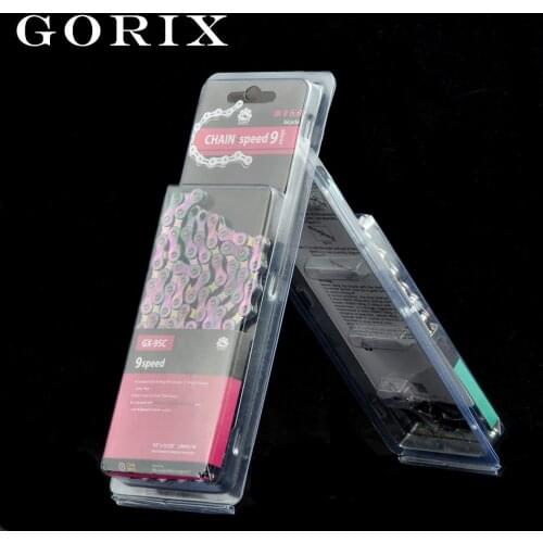 GORIX Bike Chains MTB Mountain Road Bike Chians 9/10/11/12 Speed Hollow Bicycle Chain 116/124 Links Colorful S11S for m7000 XT