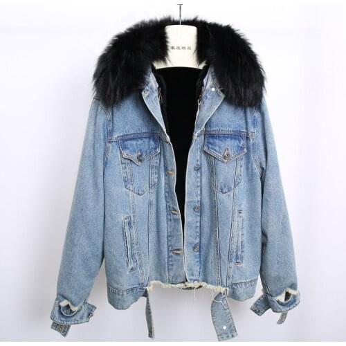 HARPPIHOP Womens Denim Jackets