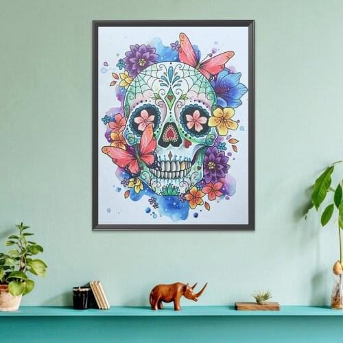 11CT Stamped Cross Stitch Kits Flower Series Art Craft Hanging Picture DIY Mosaic Needlework for Home Wall Decor Gift