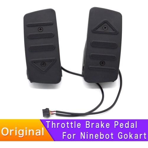 Original Throttle Brake Pedal For Ninebot Gokart PRO Kit kart Accelerator Brake Pedal Parts